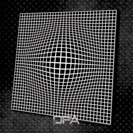 Стильний 3D-ефект для вашого інтер'єру – Трафарет DFA Геометрія Ілюзія 0.3-1 мм (G00046-d)