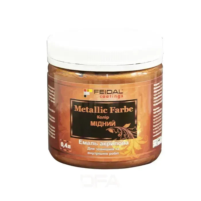 Емаль з металевим перламутровим блиском МІДЬ Feidal Metallic Farbe