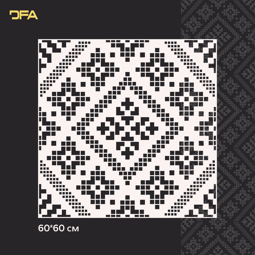 Трафарет DFA Вишиванка для штукатурки та фарби 0.3-1мм (Z00044)