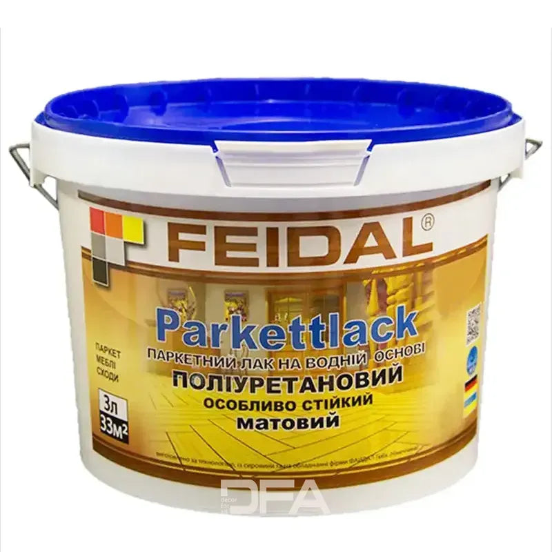 Матовий лак Feidal Acryl Parkettlack: Надайте вашому паркету елегантну матовість