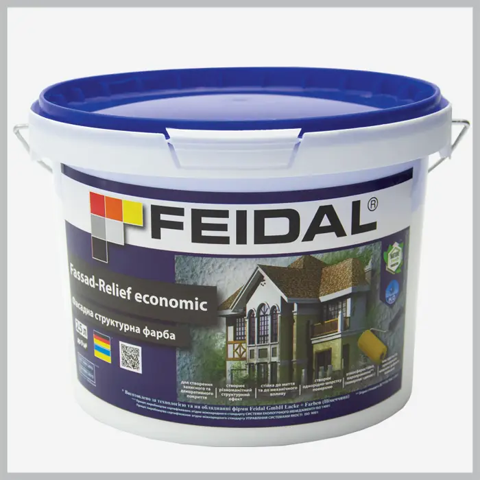 Фасадна структурна фарба Feidal Fassad-Relief economic