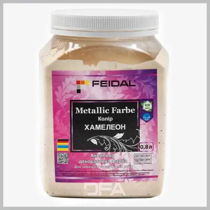 Емаль з металевим перламутровим блиском ХАМЕЛЕОН Feidal Metallic Farbe
