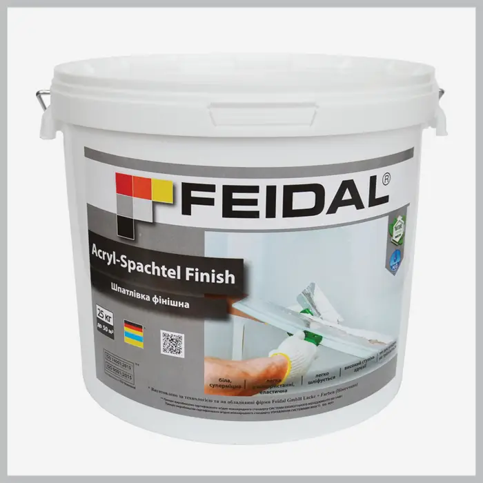 Готова шпатлівка фінішна Feidal Acryl-Spachtel Finish