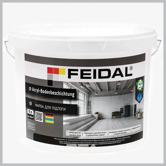 Фарба для підлоги Feidal Acryl-Bodenbeschichtung