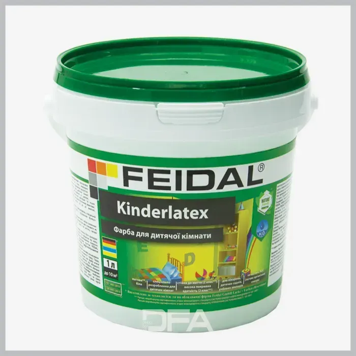 Фарба для дитячої кімнати Feidal Kinderlatex