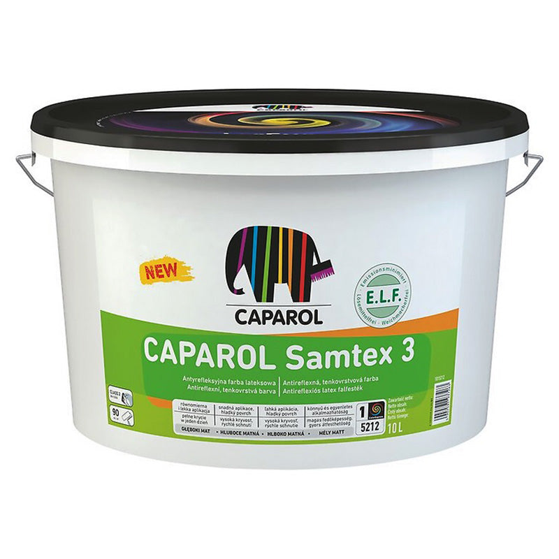 Латексна інтер'єрна фарба Caparol Samtex 3 База 1 E.L.F. глибоко-матова
