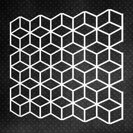 Багаторазовий трафарет DFA для стін Геометрія для штукатурки та фарби 0,3-1мм (G00044)