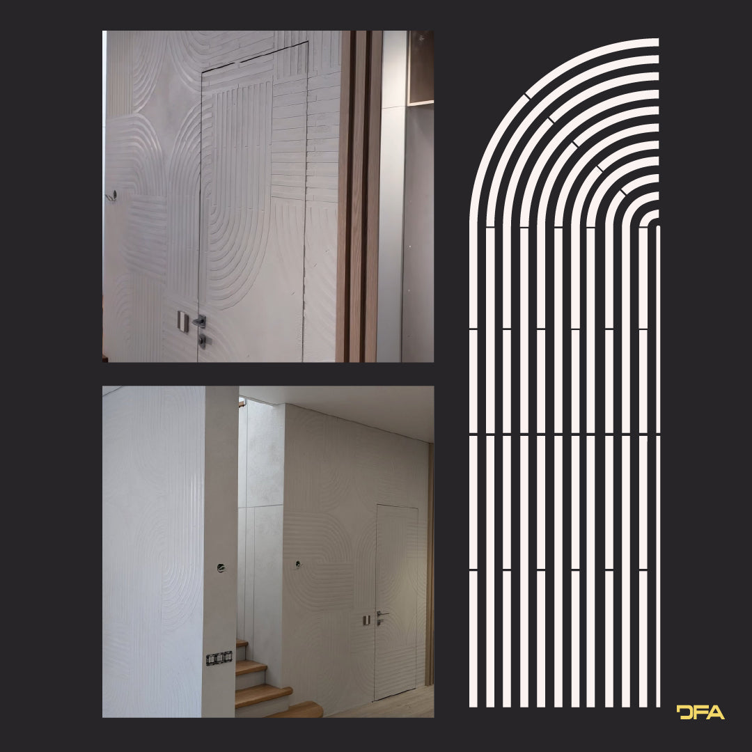 Трафарет DFA багаторазовий для декоративної штукатурки Loft 44 (L00044)