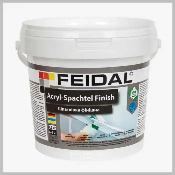 Готова шпатлівка фінішна Feidal Acryl-Spachtel Finish