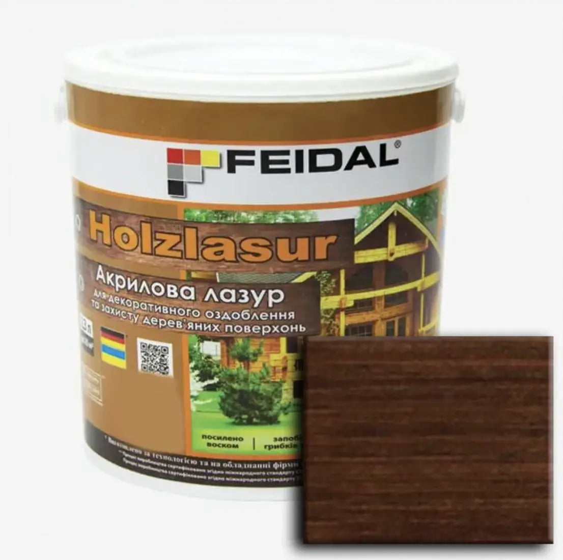 Акрилова лазур Holzlasur Feidal (палісандр)