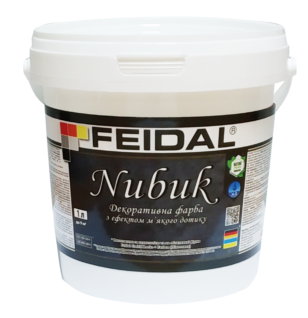 Фарба декоративна Feidal Nubuk з ефектом мʼякого дотику