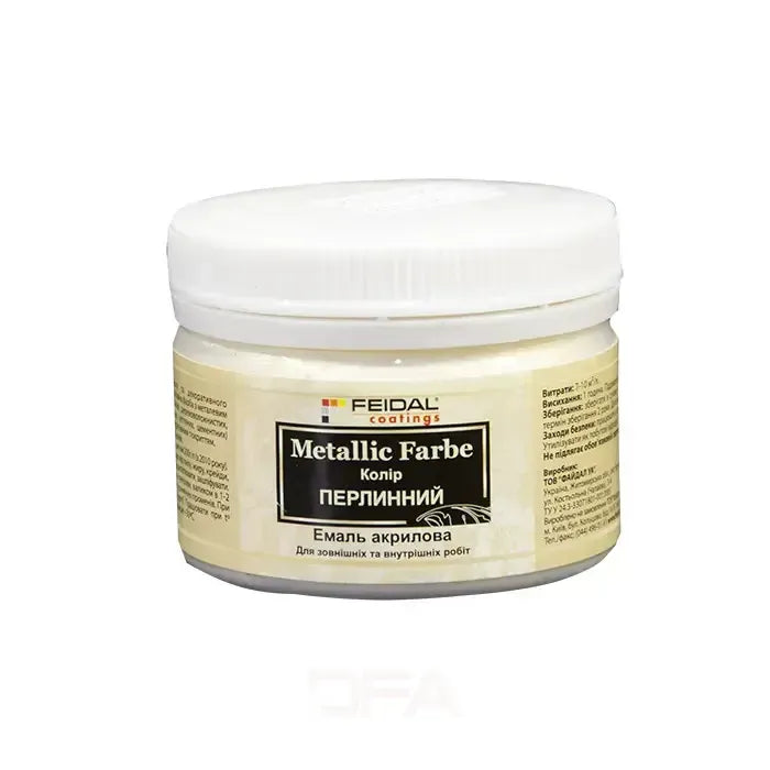 Емаль з металевим перламутровим блиском ПЕРЛИНА Feidal Metallic Farbe