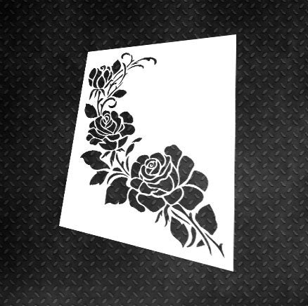 Трафарет DFA для декору Природа Квіти для штукатурки та фарби 0,3-1мм (Р00087)