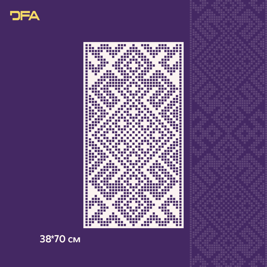Трафарет DFA Вишиванка для штукатурки та фарби 0.3-1мм (Z00057)