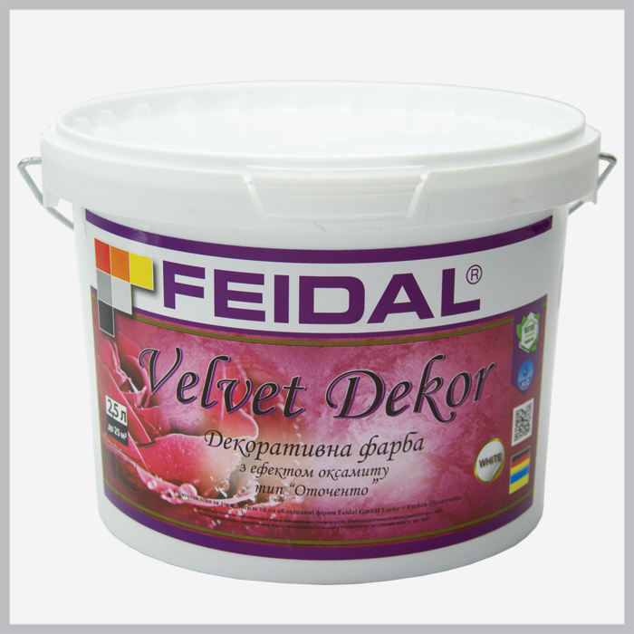 Фарба декоративна Feidal Velvet Dekor