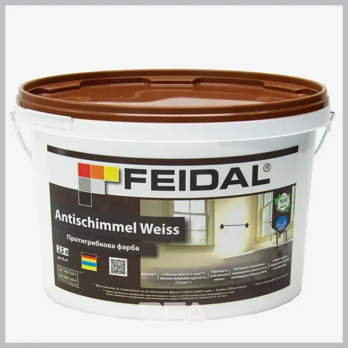 Протигрибкова фарба Feidal Antischimmel Weiss