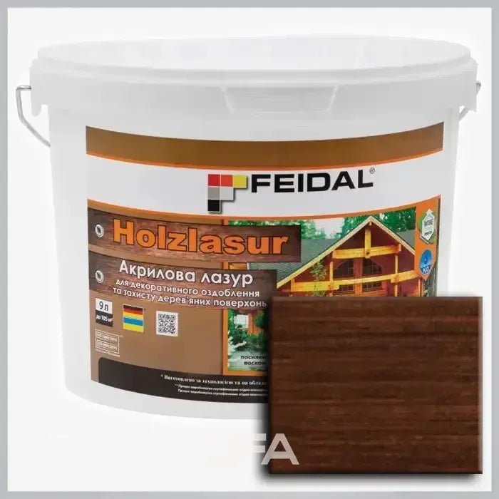 Акрилова лазур Holzlasur Feidal (палісандр)
