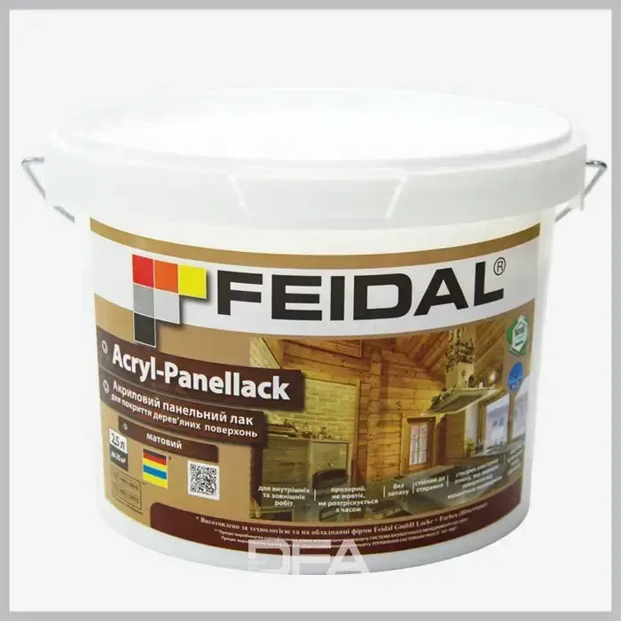 Акриловий матовий панельний лак Feidal Acryl-Panellack