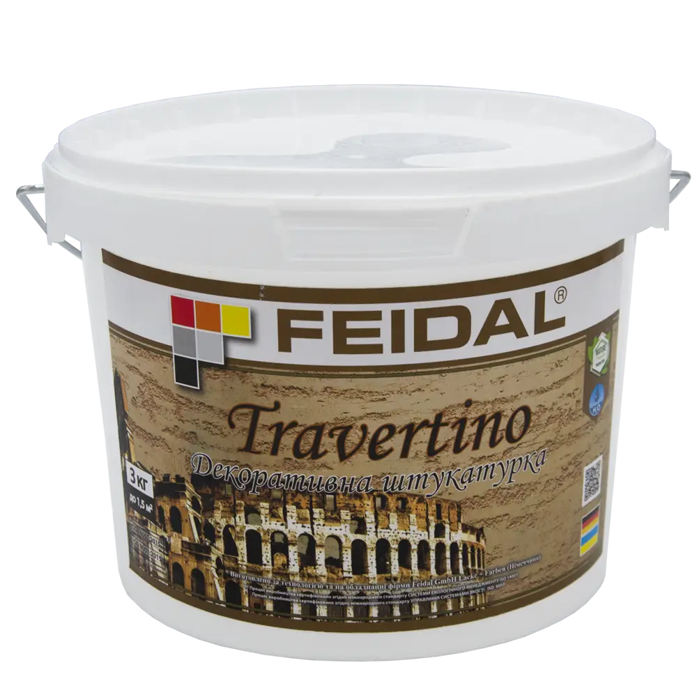 Декоративна штукатурка Feidal Travertino
