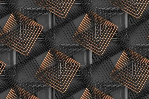 Трафарет DFA для декору Геометрія для штукатурки та фарби 0,3-1мм(G00105)