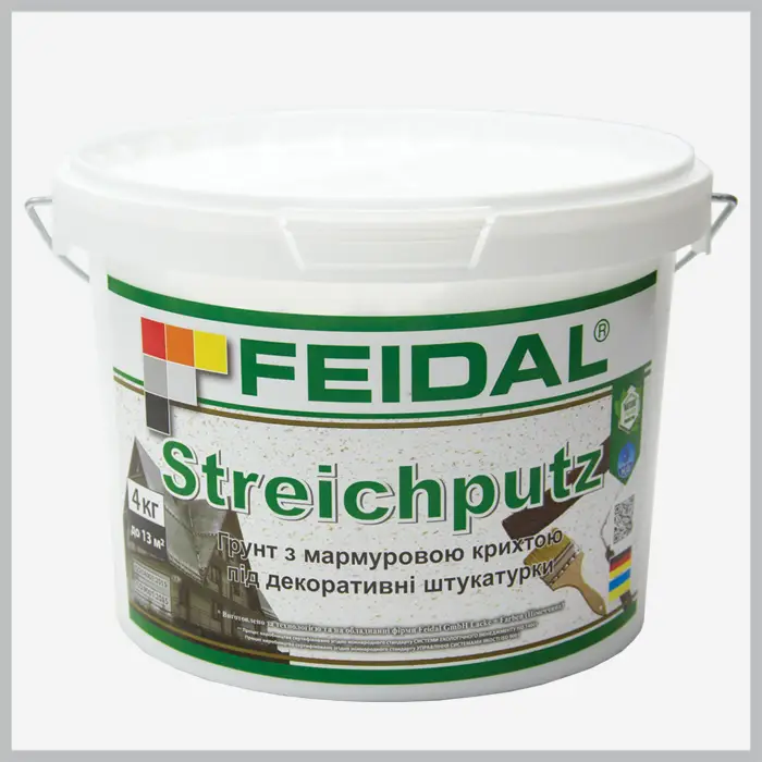 Ґрунт із мармуровою крихтою під декоративні штукатурки Feidal