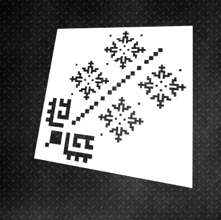 Етно Трафарет DFA Вишиванка для шпаклівки та фарби 0.3-1мм (Z00017)
