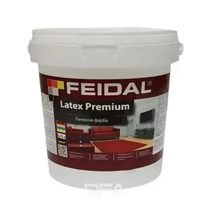 Feidal Latex Premium Біла: Глибоко-матова латексна фарба для бездоганного інтер'єру