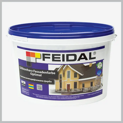 Силоксанмодифікована фасадна фарба Feidal Silikonharz Fassadenfarbe Optimal