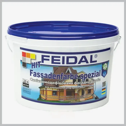 Силіконмодифікована фасадна фарба Feidal HIT Fassadenfarbe spezial