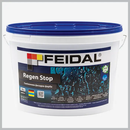 Силіконова фасадна фарба Feidal Regen Stop