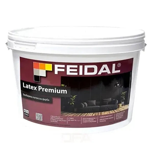Фарба Feidal Latex Premium TR безбарвна глибокоматова: Ідеальна база для ваших унікальних кольорів
