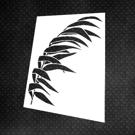Трафарет DFA для декору Природа Пальмовий листок для штукатурки та фарби 0,3-1мм (Р00099)