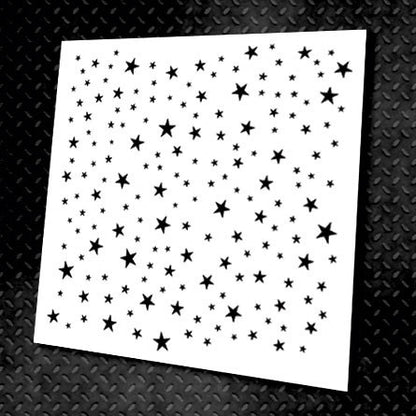 Трафарет DFA багаторазовий для штукатурки та фарби 0,3-1мм Зірки (E00003)