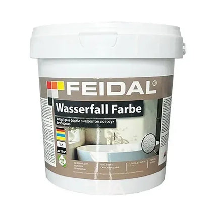 Безбарвна інтер’єрна фарба Feidal Wasserfall Farbe – чисті та стійкі стіни завдяки ефекту лотоса