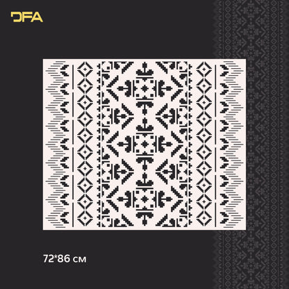Трафарет DFA Вишиванка для штукатурки та фарби 0.3-1мм (Z00042)