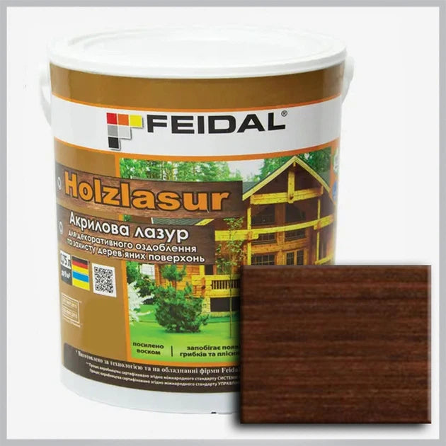 Акрилова лазур Holzlasur Feidal (палісандр)