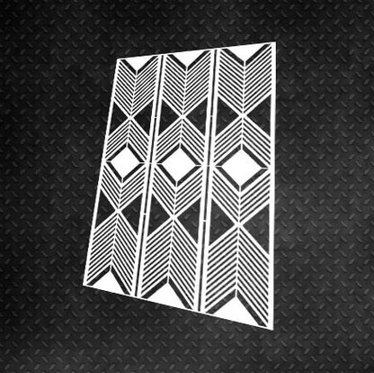 Багаторазовий трафарет DFA для стін Геометрія для штукатурки та фарби 0,3-1мм (G00069)
