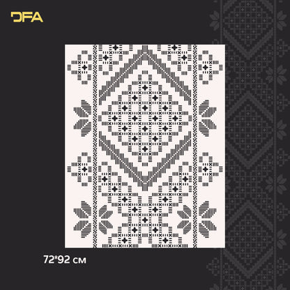 Трафарет DFA Вишиванка для штукатурки та фарби 0.3-1мм (Z00063)
