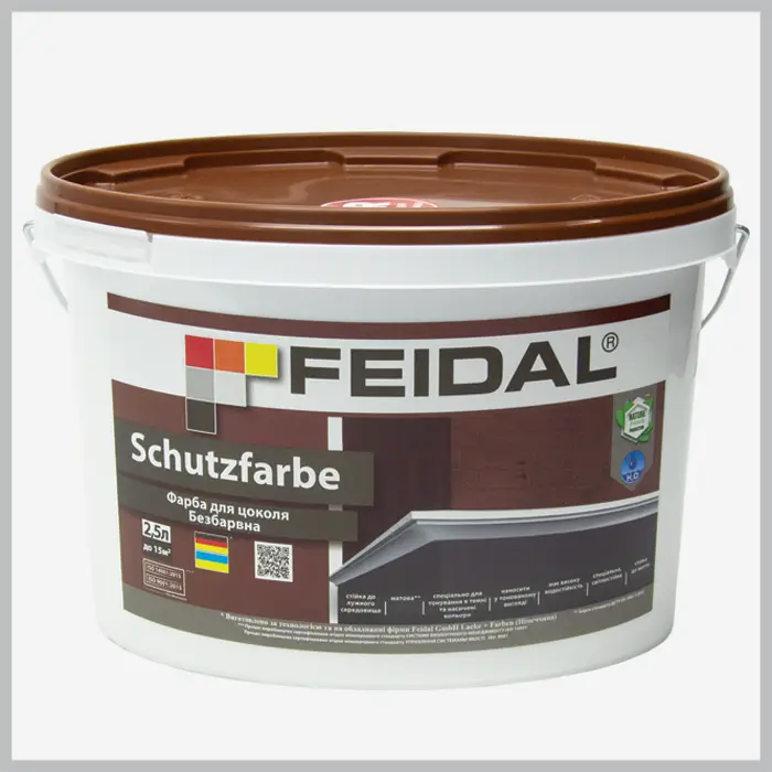 Безбарвна фарба для цоколя Feidal Schutzfarbe