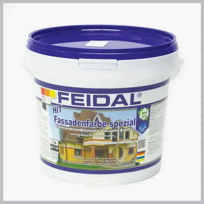 Силіконмодифікована фасадна фарба Feidal HIT Fassadenfarbe spezial