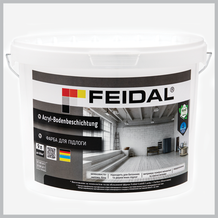 Фарба для підлоги Feidal Acryl-Bodenbeschichtung