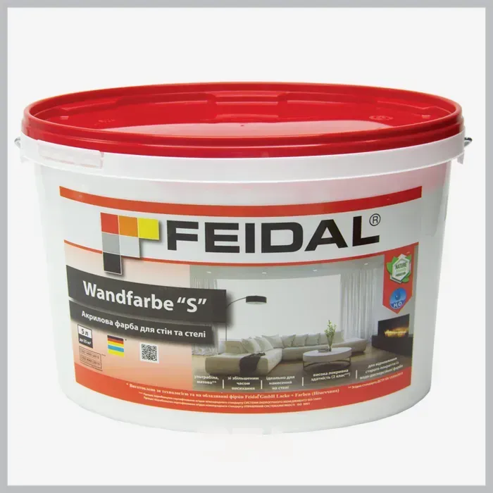 Фарба Feidal Wandfarbe S