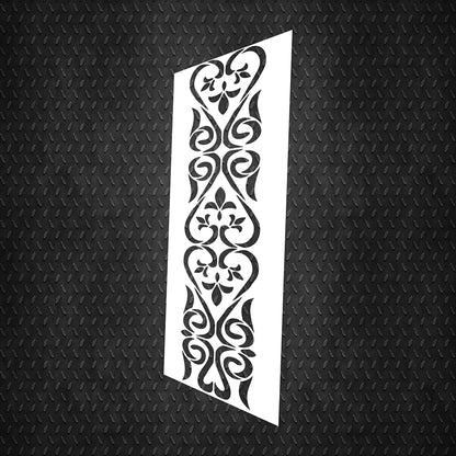 Трафарет DFA Бордюр, трафарет для шпаклівки та фарби 0.3-1мм (B00051)