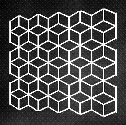 Багаторазовий трафарет DFA для стін Геометрія для штукатурки та фарби 0,3-1мм (G00044)