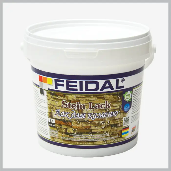 Акриловий водорозчинний лак для каменю Feidal Stein Lack