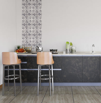 Трафарет DFA Квадратний візерунок, для штукатурки і фарби 0,3-1мм (K00109)