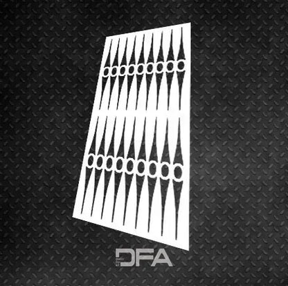 Трендові геометричні малюнки для сучасного інтер’єру – трафарет DFA Геометрія 0.3-1 мм (G00071-d)