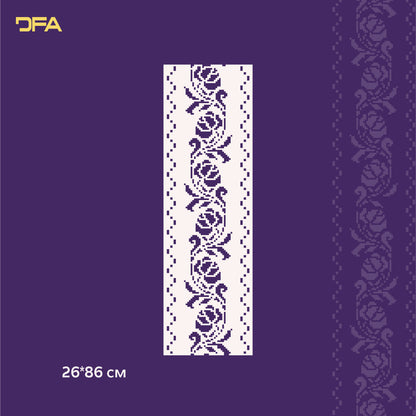 Етно Трафарет DFA Вишиванка для штукатурки та фарби (Z00004)