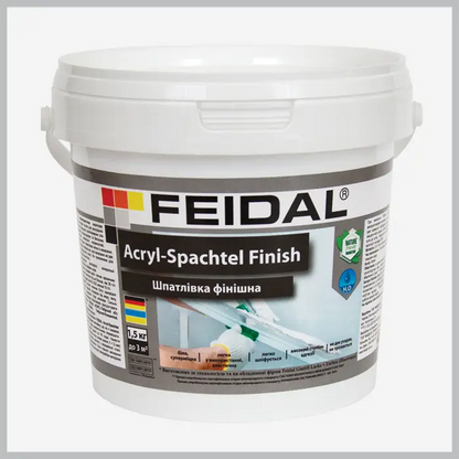 Готова шпатлівка фінішна Feidal Acryl-Spachtel Finish