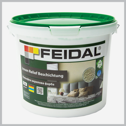 Рельєфна фарба Feidal Innen Relief Beschichtung